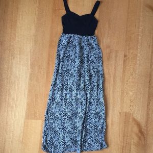 Geometric maxi dress